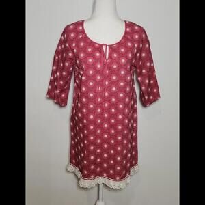 NWT! Juicy Couture Pink Dot Embroidered Dress MSRP $248